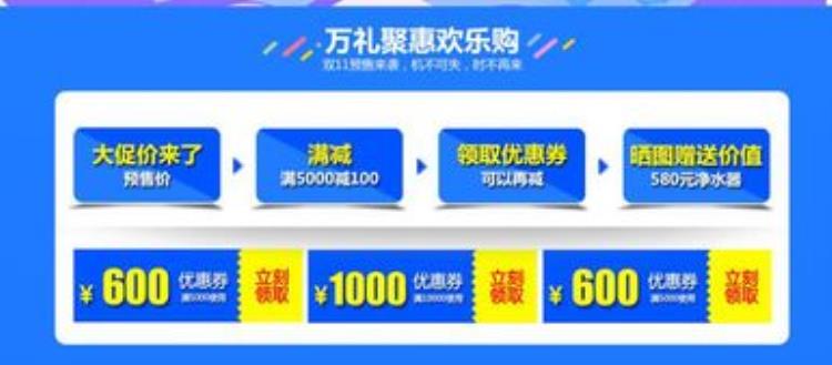 双十一京东家电大跳水海尔美的降幅500起现在入手很划算