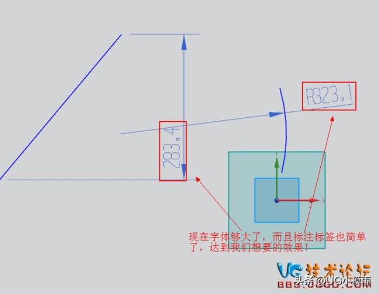 ug如何修改标注尺寸字体大小「UG草图标注字体大小与尺寸标签的修改方法」