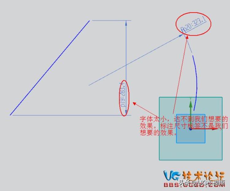 ug如何修改标注尺寸字体大小「UG草图标注字体大小与尺寸标签的修改方法」