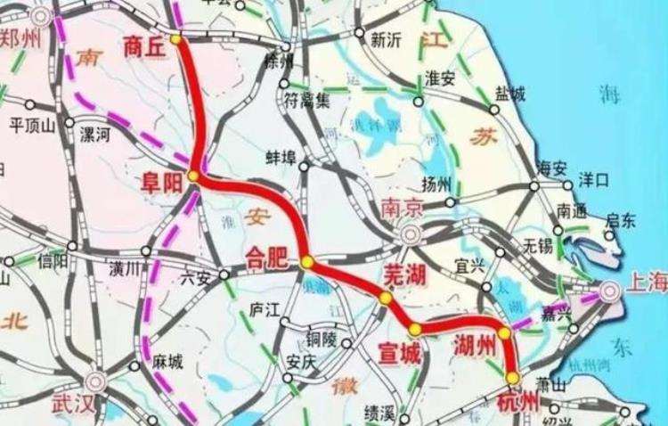 京港高铁为什么不走湖北「京港高铁为何在安徽河南湖北三省画了一个圈」