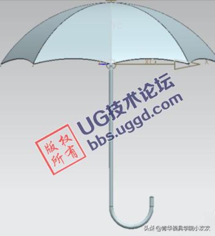 用ug画雨伞教程「UG怎么画雨伞的曲面造型」