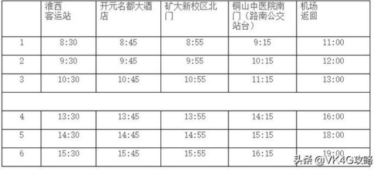 徐州观音机场大巴最新时刻表「最全徐州观音国际机场机场大巴班车时刻表」