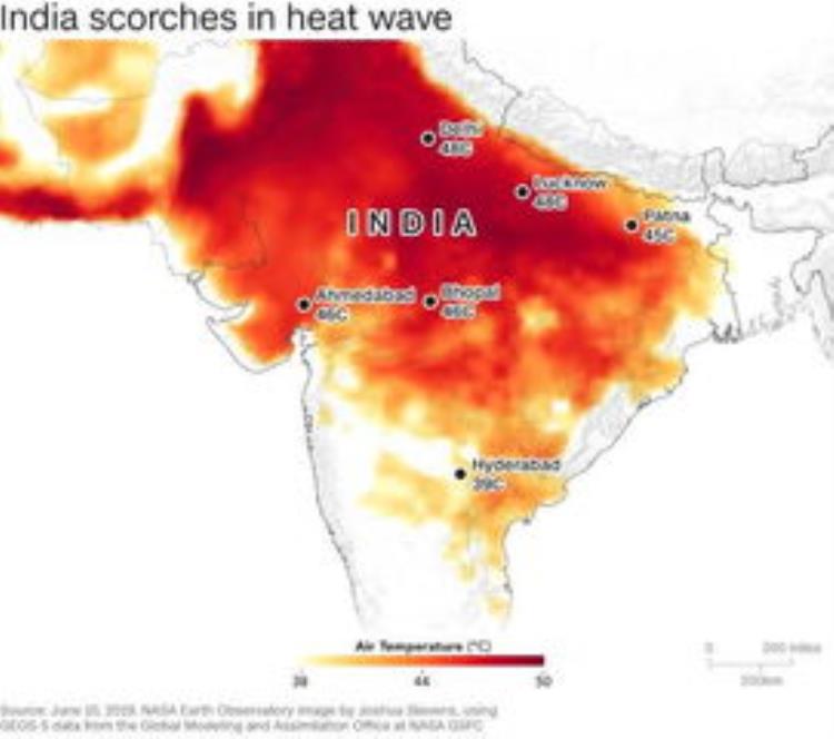 为什么五月印度气温最高「印度局部地区5月气温可能高达50摄氏度为什么会出现如此高温」
