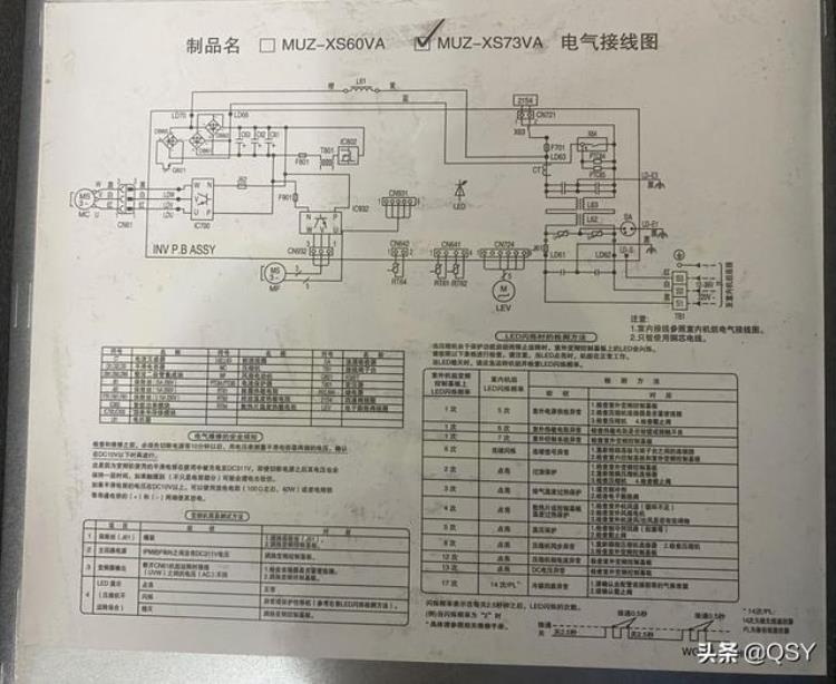 拆三菱电机空调XS/VX3匹方柜机外机三排铜管