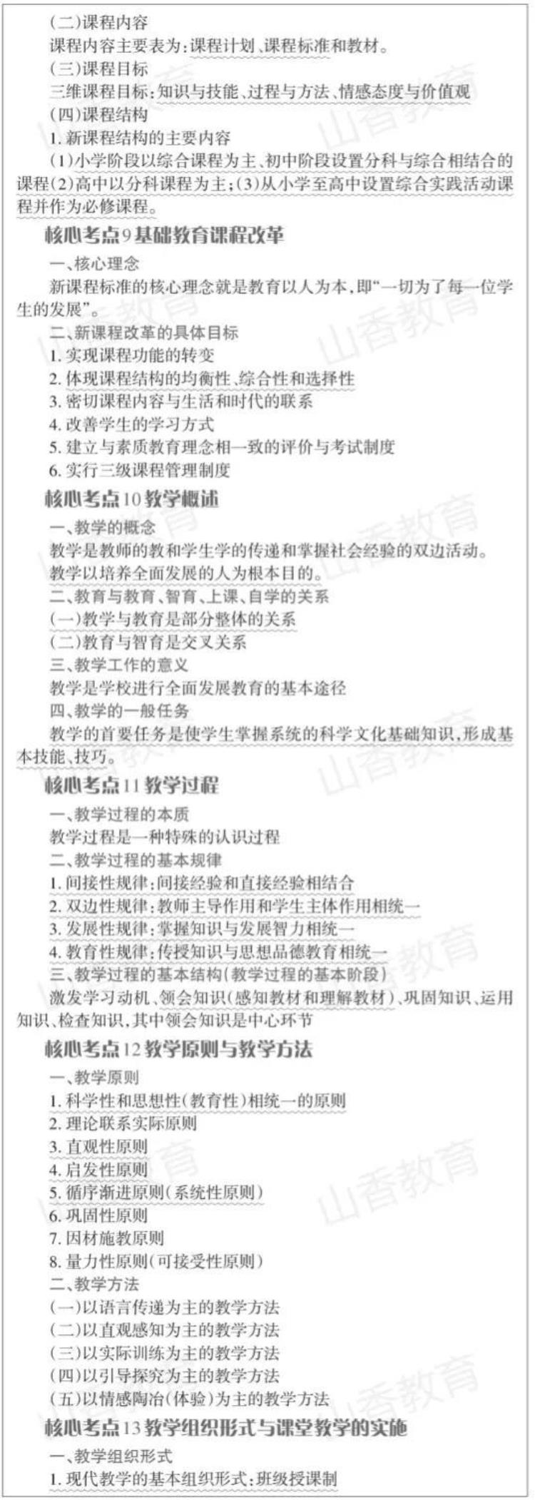 教资备考内容「教资备考(二)」