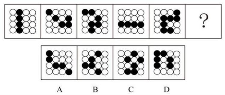 图形推理中黑白块的规律「当图形推理遇到黑与白2规律多多只有你想不到」