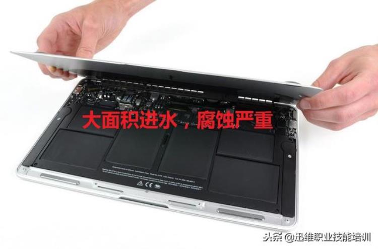 macbook air进水维修多少钱「MacBookAirA1370苹果本大面积进水大师出马巧修复节省上千元」