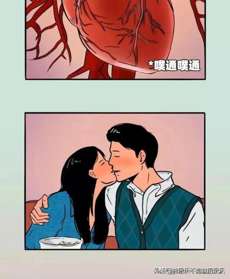 为什么热恋中的情侣都喜欢接吻,男性之间恋爱的漫画