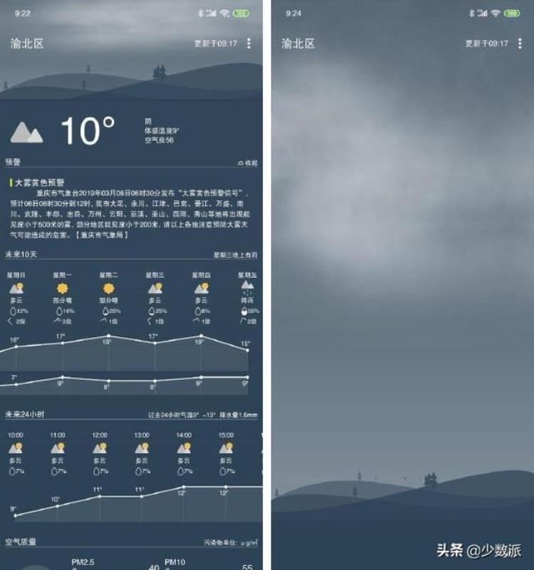 安卓手机天气软件哪个准确又少广告「在Android手机上看天气你有这些高颜值无广告的选择」