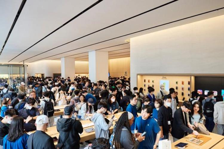 韩国第5家AppleStore正式开业苹果官方分享开业盛况