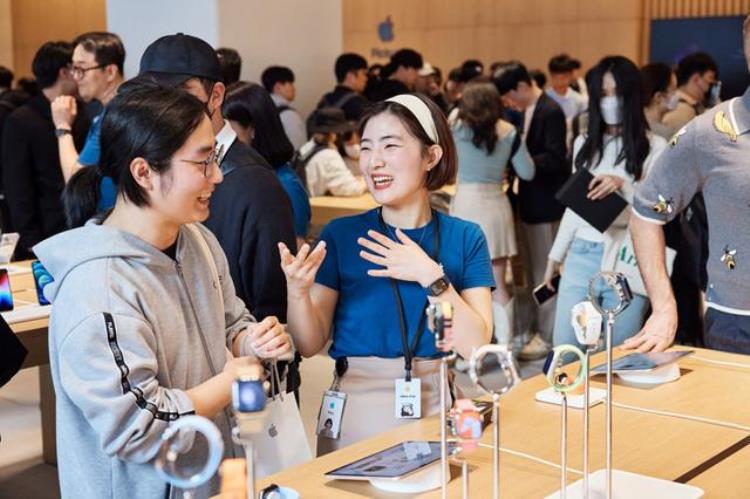 韩国第5家AppleStore正式开业苹果官方分享开业盛况