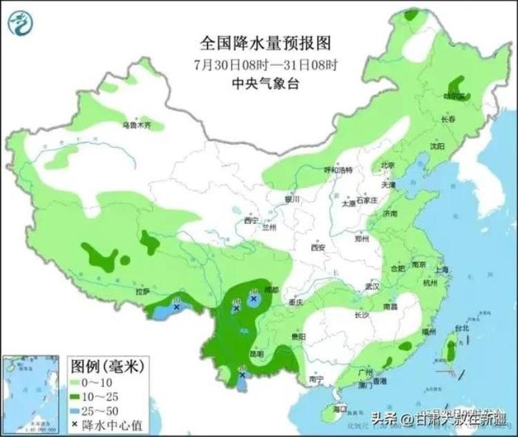 七月初一下雨有什么说法「2930号暴雨大雨范围已确认七月初一下雨啥预兆农谚咋说」