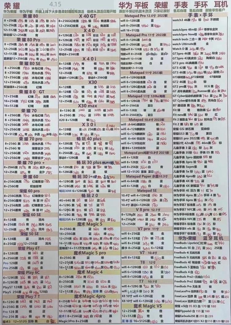 深圳华强北手机批发报价表,深圳华强北全新手机批发报价