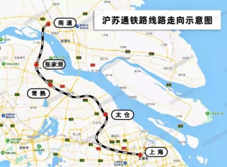 沪苏通铁路到上海什么地方,江苏沪通高铁最新消息