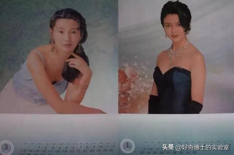 挂历仕女图,70年代挂历女郎