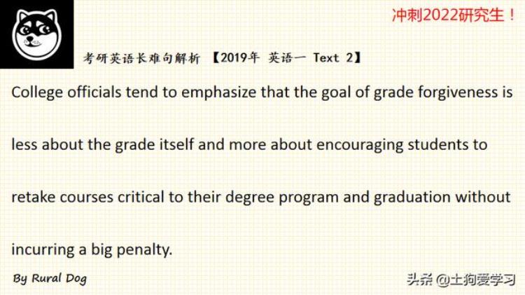 冲刺2022研究生2019年考研英语一Text2(4)长难句解析