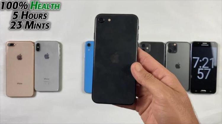 7部iPhone续航实测升级iOS1641iPhone11第三iPhone8垫底