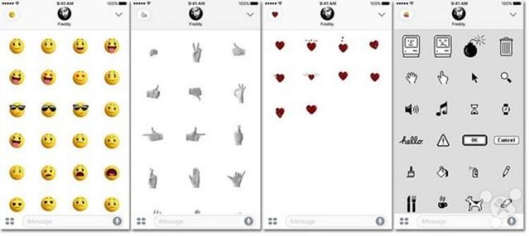 ios10信息应用的表情包现在已经可用啦怎么回事,ios系统表情包