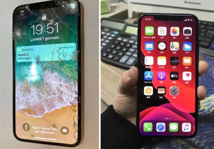 iphonexsmax外屏幕碎了多少钱,苹果xsmax屏碎了换多少钱