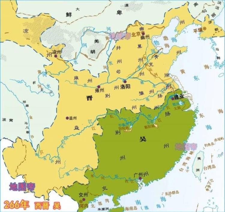 地图上的三国(15幅地图),三国各个州地图高清版大图