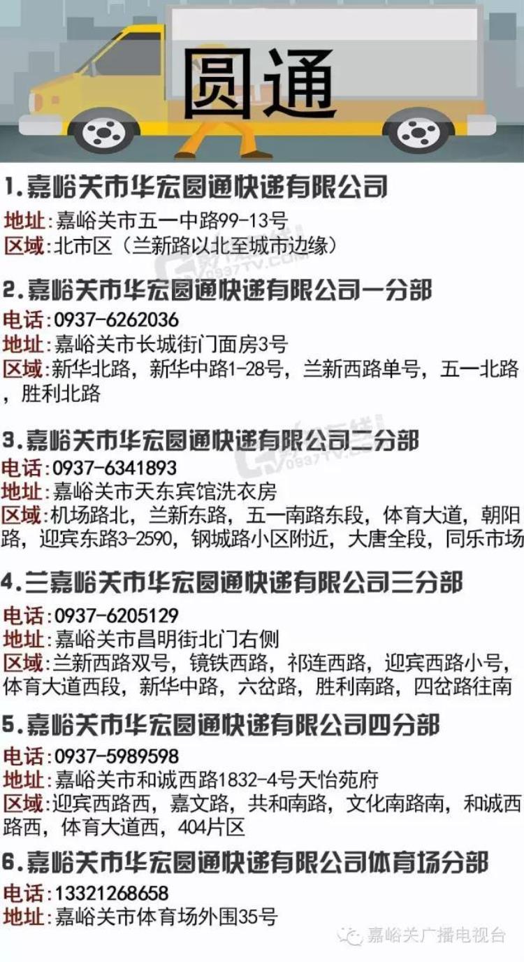 嘉峪关物流公司电话号码,快递由于疫情不派送