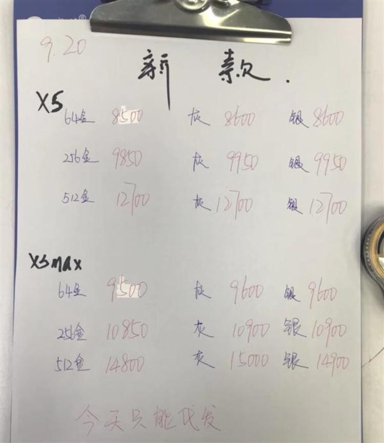 中关村/华强北iPhoneXS最新发货价64G金色降价512GB加价两千