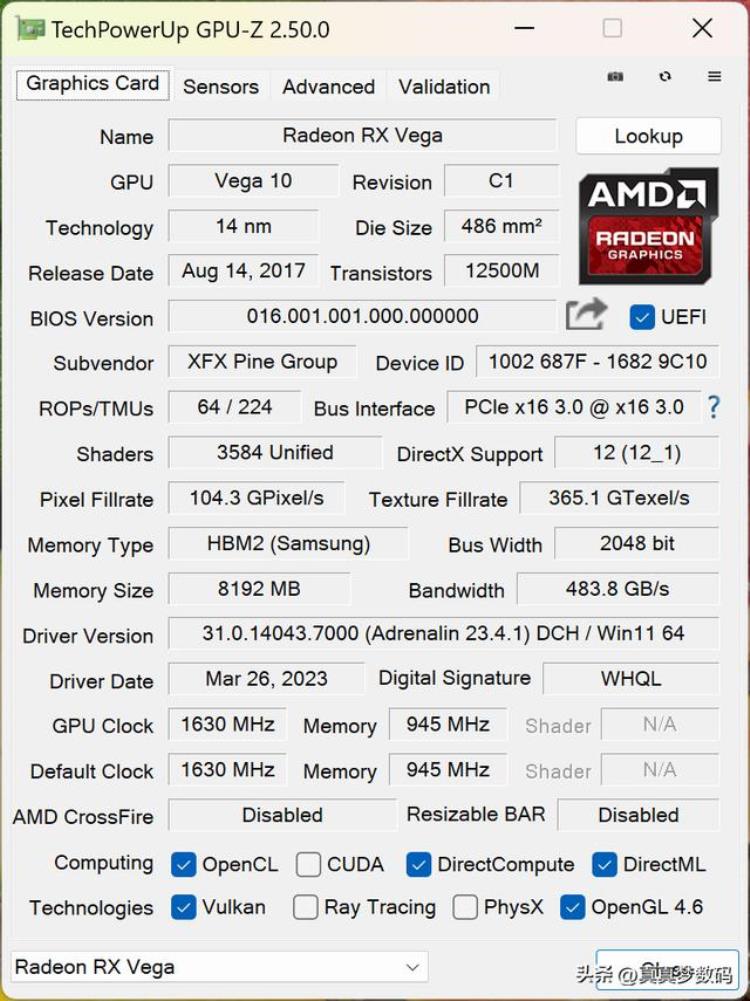 再花450买RXVEGA56显卡刷VEGA64继续打造12代双系统黑苹果电脑