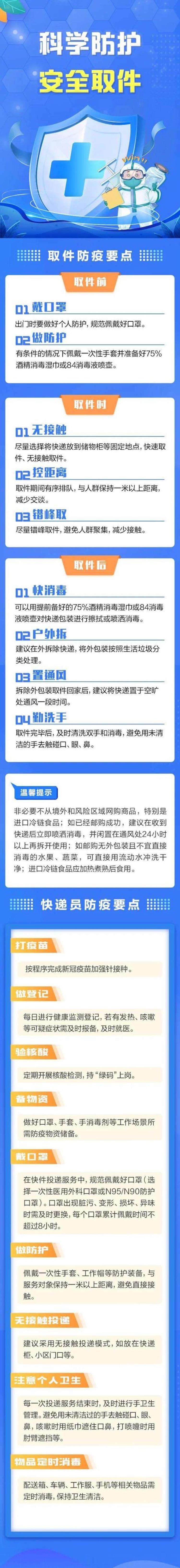 双11后收取快递防疫提醒短信,双11快递报备吗