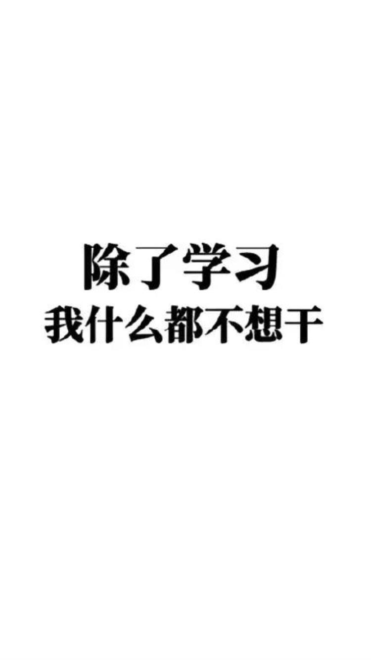 纯文字壁纸学习使我快乐