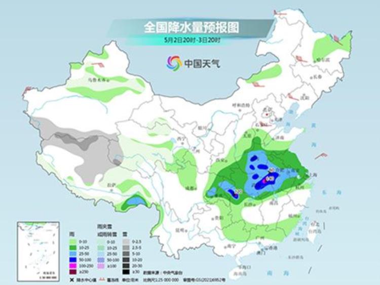 返程拥堵加剧华东华中将迎今年来最强降雨局地降水量或突破5月极值