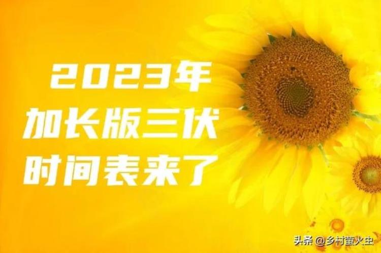 2033年三伏天时间表「2022年什么时候入伏,什么时候结束」