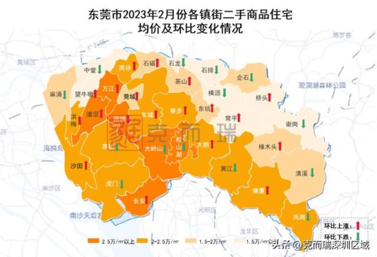 东莞最新房价走势图「东莞最新房价地图公开新房均价创新高多镇街止跌转升」