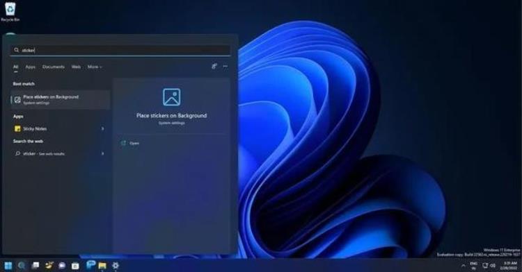 window11桌面壁纸「Win11桌面新玩法Win11桌面贴纸抢先上手体验」