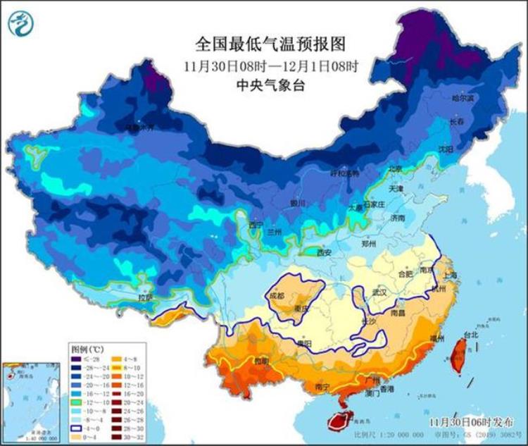 2020年12月冷空气什么时候来「天气预报12月1号迎开门寒雷打冬出现今年是冷冬农谚咋说」