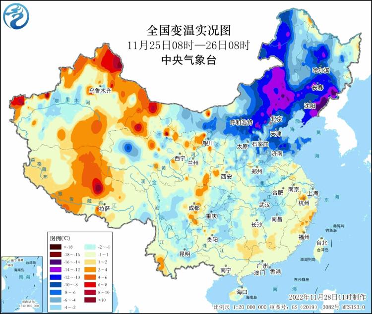 寒潮“发威” 12月cpi涨幅或转正「冷冬预警成真寒潮后12月上旬大范围仍偏冷分析冷暖波动大」