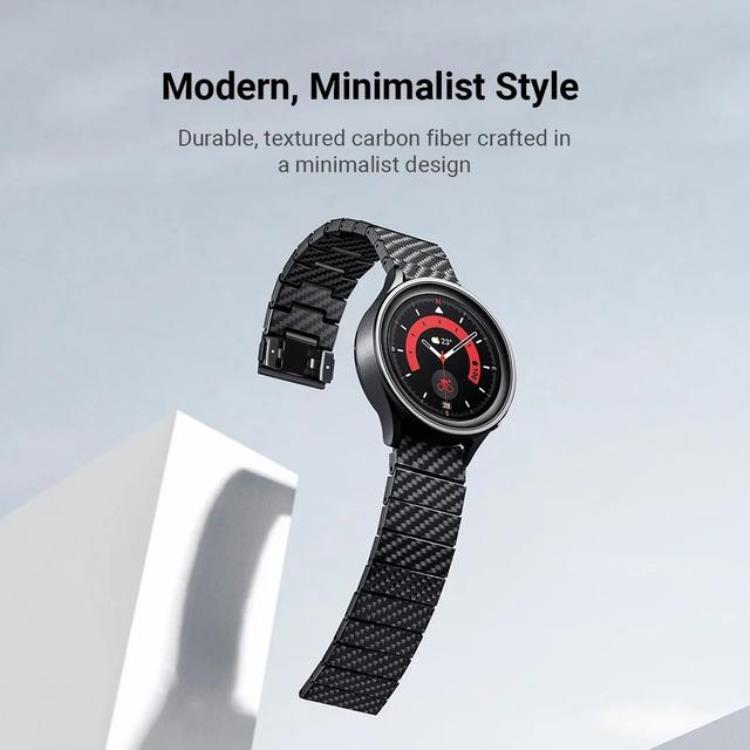 Pitaka推出三星GalaxyWatch4/5手表专用的碳纤维表带