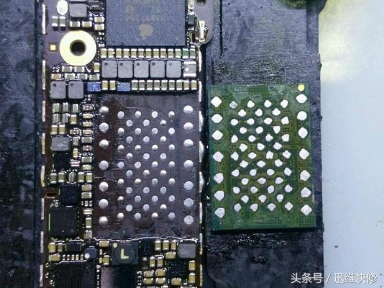 iphone5s硬盘虚焊修复「苹果5c硬盘焊接练手记录」