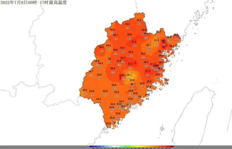 福建全省温高雨少就一个字热