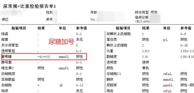 血糖不高尿里有加号怎么回事「十几年体检血糖不高尿糖加号杭州阿姨这是啥情况」