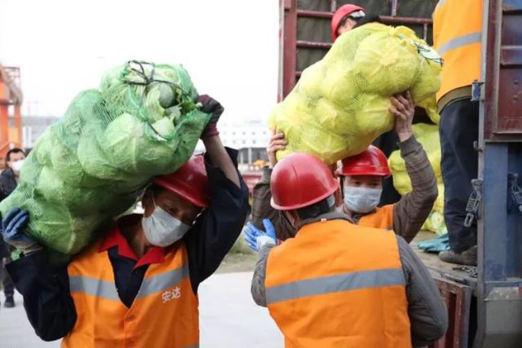 蔬菜水果来啦广西铁路发出首趟支援武汉的冷链民生物资专列