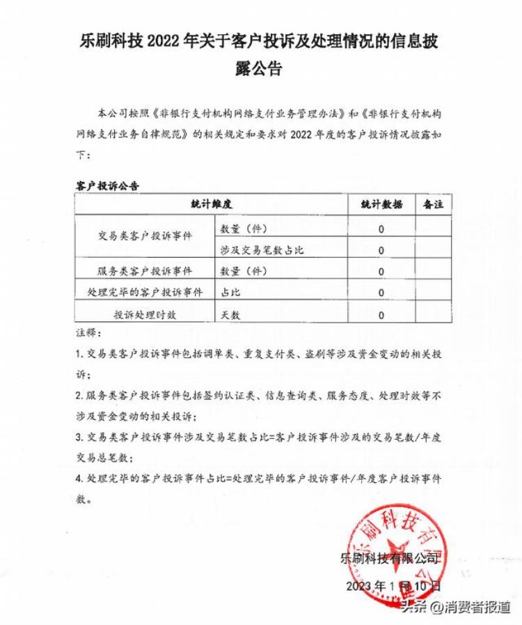 315隐藏式消费乐刷被指擅自修改POS机费率用户刷一万收取200元手续费