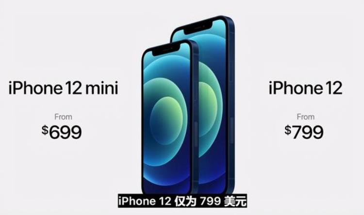 iphone12mini最低价格「iPhone12系列售价公布低配mini版售价699美元」