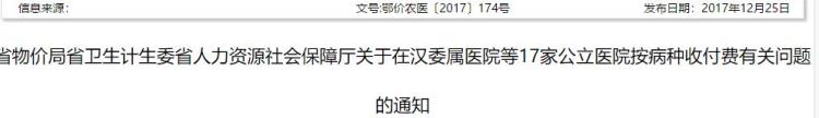 同济医院和协和医院哪家收费高一些「明码标价同济协和等医院将对这101个病种实现收费同价附价格表」