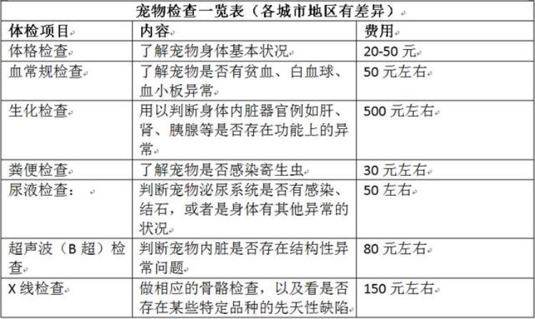 给小猫做体检多少钱「给小猫做个体检竟花了1万元了解宠物体检项目少花冤枉钱」