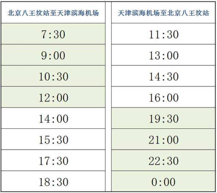 天津机场⇌北京有了新选择