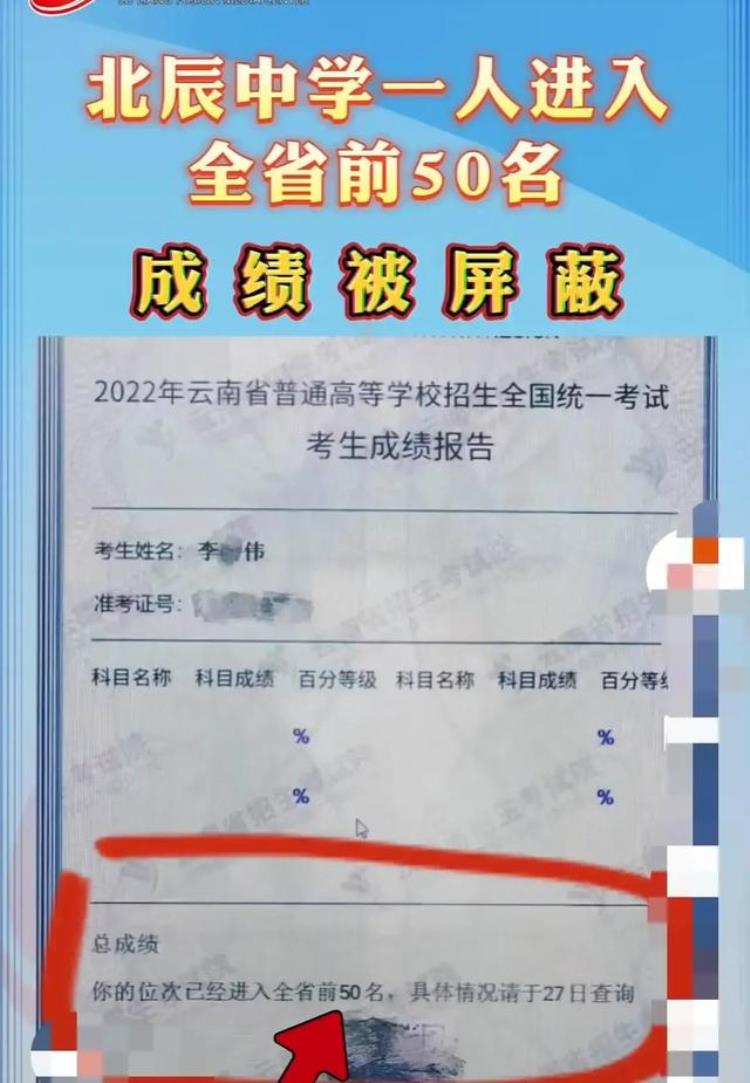 为啥高考前50名要屏蔽「为什么高考前50名的成绩要屏蔽别慌和清北有直接关系」