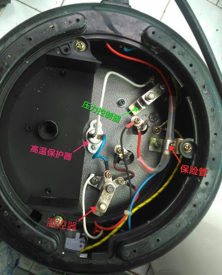 电压力锅不通电维修方法图解「修家电不求人之一如何安全使用电压力锅及日常故障排除」