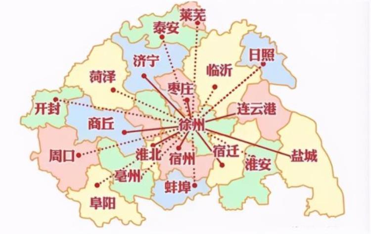 徐州作为淮海经济区中心城市「地级市徐州何以成就淮海经济区中心」