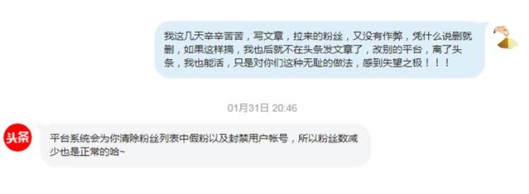 头条互粉的朋友我的粉丝一天就被删了2000多人能看到吗「头条互粉的朋友我的粉丝一天就被删了2000多人」