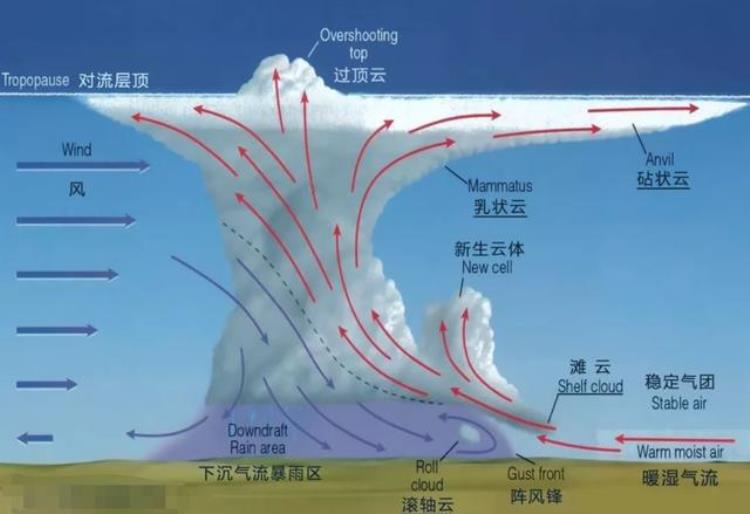 乳状云是怎么形成的「河北出现罕见的乳状云是如何形成的」